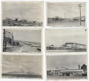 1919 - Six black and white photographs of the Pacific Coast Borax complex located at Death Valley...