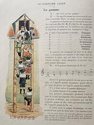 Alphabet de la Musique. Traité théorique en 25 leçons. Illustré de 30 dessins coloriés.