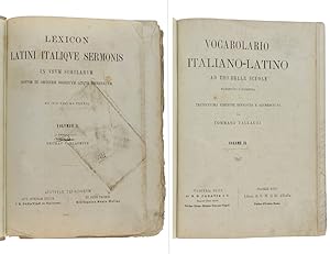 LEXICON LATINI ITALIQUE SERMONIS - VOCABOLARIO ITALIANO-LATINO ad uso delle scuole riordinato e c...