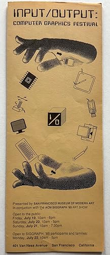 Input/Output: Computer Graphics Festival Flyer