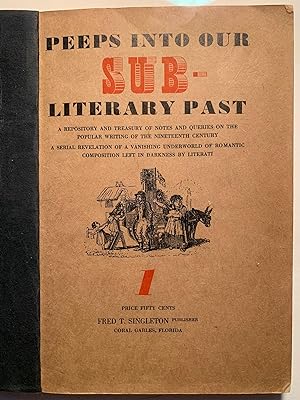 [Dime Novels] Peeps into our Sub-Literary Past and 19th Century Peep-Show A Repository and Treasu...