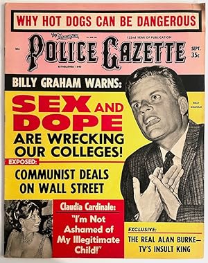 National Police Gazette September 1967 (Billy Graham cover)