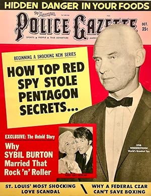 National Police Gazette October 1965 (Stig Wennerstroem cover)