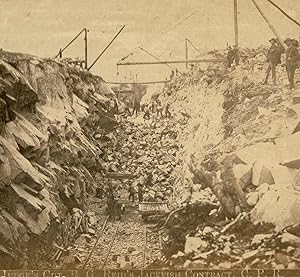 [Railway] Photos Documenting 1884 Rock Cuts on CPR's Lake Superior Jackfish Contract