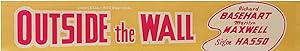 Outside the Wall (Original mini-banner poster for the 1950 film noir)