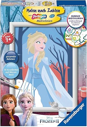 Ravensburger 27698 - Malen nach Zahlen, Disney Frozen II, Elsa, Malset