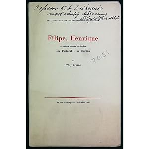 Filipe, Henrique, e outros nomes proprios em Portugal e na Europa.