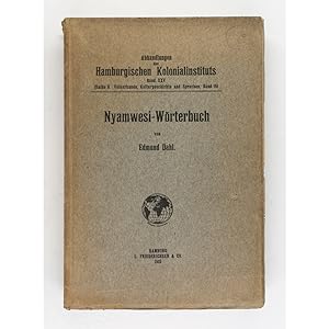 Nyamwesi-Wörterbuch unter Mitarbeit seiner Kollegen ausgearbeitet.