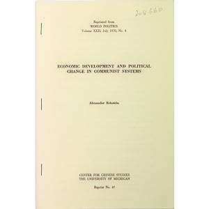Economic development and political change in Communist systems.
