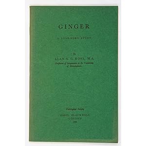 Ginger. A Loan-Word Study. Philological Society.