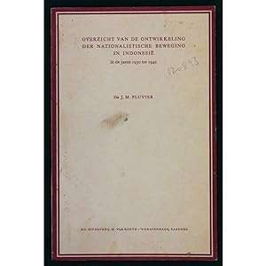 Overzicht van de Ontwikkeling der Nationalistische Beweging in Indonesie in de jaren 1930 tot 1942.