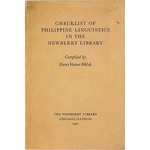 Checklist of Philippine Linguistics in the Newberry Library.