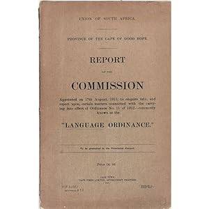 Report of the Commission appointed on 17th August, 1915, to enquire into, and report upon, certai...