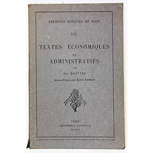 Textes Economiques et Administratifs.