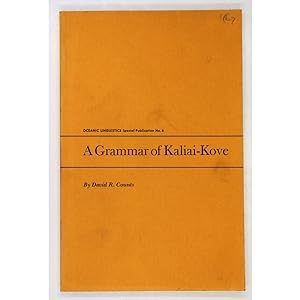 A Grammar of Kaliai-Kove.