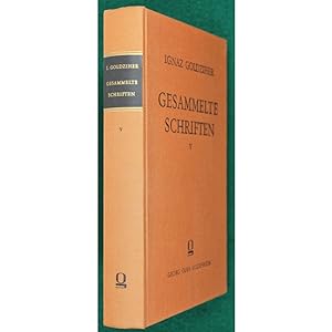 Gesammelte Schriften V. Herausgegeben von Joseph Desomogyi.