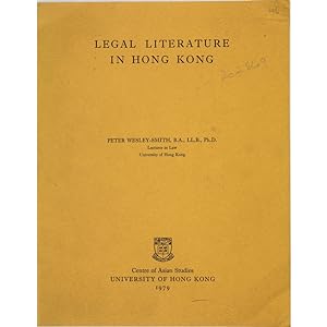 Legal Literature in Hong Kong.