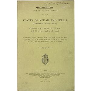 Annual Report on the social and economic progress of the people of the State of Kedah for the yea...