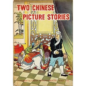 Two Chinese picture stories. Skinflint Chou, a folk tale, and Wang Lao-san learns a lesson.