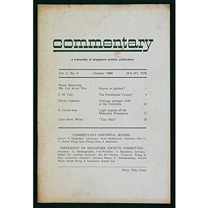 Commentary. A University of Singapore Society publication. Vol.2, No.2.