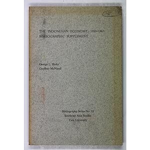 The Indonesian Economy, 1950-1967: Bibliographic Supplement.