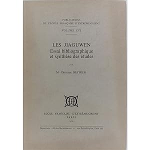 Les Jiaguwen. Essai bibliographique et synthèse des études.