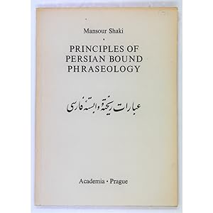 Principles of Persian Bound Phraseology.