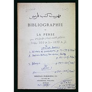 Bibliographie de la Perse.