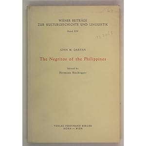 The Negritos of the Philippines. Edited by Hermann Hochegger.
