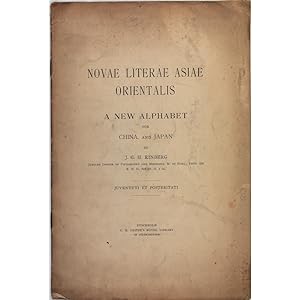 Novae Literae Asiae Orientalis. A new alphabet for China, and Japan.