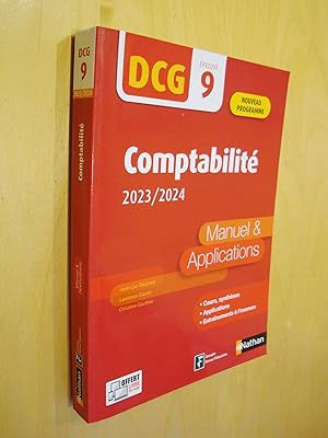 Comptabilité DCG 9 Manuel et applications 2023-2024 Nouveau programme