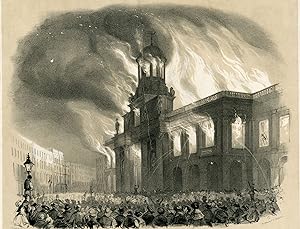 The Royal Exchange Destroyed by Fire