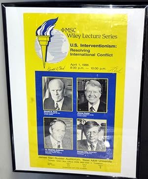 MSC Wiley Lecture Searies Poster: U.S. Interventionism: Resolving International Conflict