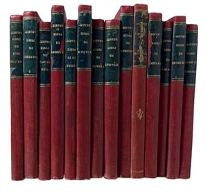 Fourteen small format mid-19th century French books whose titles start with "Physiologie."