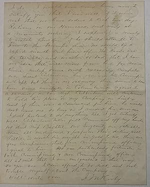 AUTOGRAPH LETTER, SIGNED, TO HIS FATHER, FROM CAMP IN KENTUCKY, 12 FEBRUARY 1862