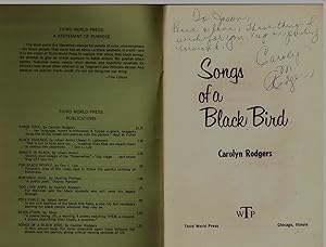 Songs of a Black Bird