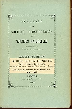 Guide du botaniste dans le canton de Fribourg