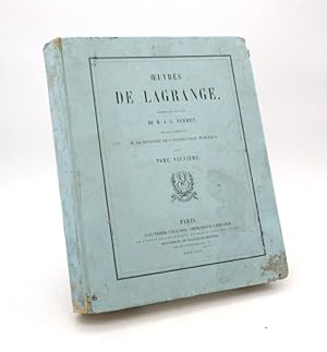 Oeuvres de Lagrange : tome IX seul