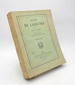 Oeuvres de Lagrange : tome VII seul