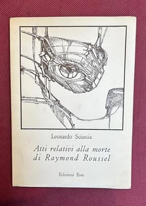 Atti relativi alla morte di Raymond Roussel.