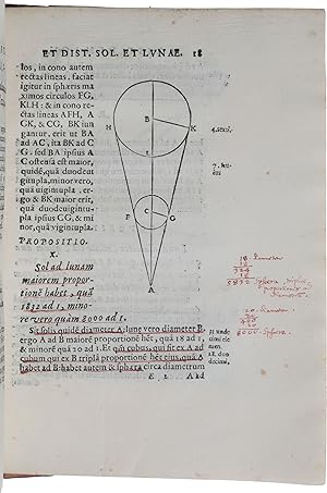 De magnitudinibus et distantiis solis, et lunae, liber cum Pappi Alexandrini explicationibus quib...
