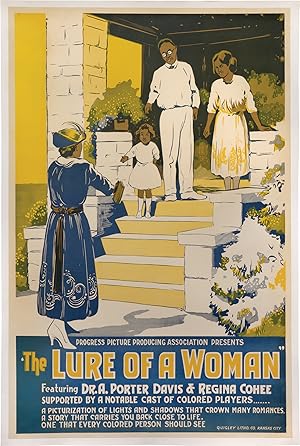 The Lure of a Woman (Original poster from the 1921 silent film)