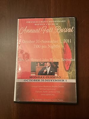 Orange Grove Missionary Baptist Church Annual Fall Revival (2011)