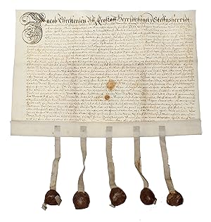 Original handwritten court witness, concerning a deed of a mill. - [ORIGINAL 17TH CENTURY HANDWRI...