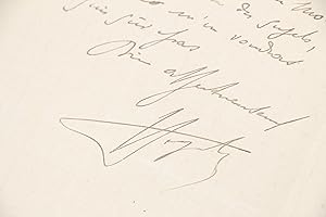 Lettre autographe datée et signée envoyée depuis Brest et adressée à son ami de jeunesse Emile Mi...