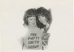 Original photograph of Patti Smith and Jane Friedman by photographer Donna Dantisi, circa 1976, w...