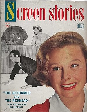Screen Stories Magazine June 1950 Dick Powell, June Allyson!