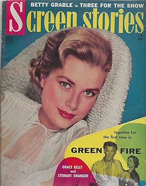 Screen Stories Magazine February 1955 Grace Kelly, Stewart Granger!