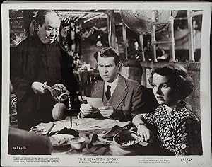 The Stratton Story 8 x 10 Still 1949 Mary Lawrence, James Stewart & Check!