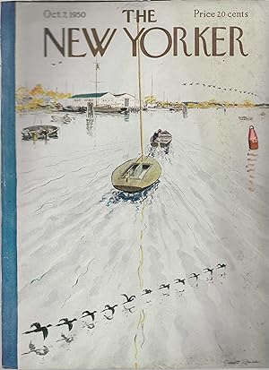The New Yorker October 7, 1950 Garrett Price FRONT COVER ONLY